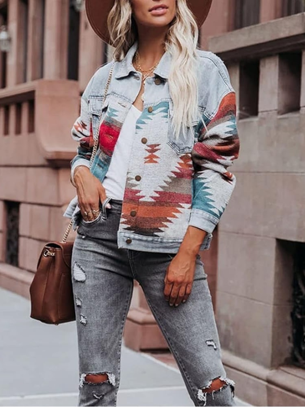 SouthWestern Denim Jacket Size XL